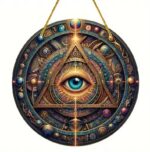 Gothic Steampunk Evil Eye Amulet - Image 6