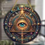 Gothic Steampunk Evil Eye Amulet - Image 2