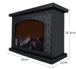 House Shaped LED Fireplace Lantern_Realistic Moving Flame Effect Tabletop Lamp for Home Decor, Cozy Night Light & Indoor Ambiance - Image 9