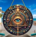 Gothic Steampunk Evil Eye Amulet - Image 3
