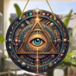 Gothic Steampunk Evil Eye Amulet - Image 9