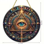 Gothic Steampunk Evil Eye Amulet - Image 4