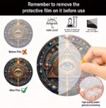 Gothic Steampunk Evil Eye Amulet - Image 5