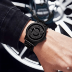 Rclock Magnetic Ball Men's Luxury Watch - Creative Minimalist Pointerless Design - Black Technology Concept Quartz Wristwatch - Premium Stainless Steel Watch for Men - Image 7
