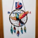 Hummingbird Dreamcatcher Wall Hanging Decor - Colorful Bird & Feather Suncatcher for Home, Window & Balcony - Premium Acrylic Art Decor - Image 10