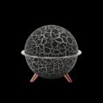 Crackled Globe Ultrasonic Air Humidifier - 260ml - Image 5