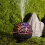 Crackled Globe Ultrasonic Air Humidifier - 260ml - Image 3