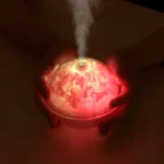 Preserved Flower Ultrasonic Air Humidifier - 260ml Portable USB Essential Oil Diffuser - Image 6