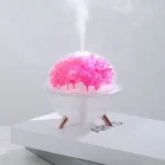 Preserved Flower Ultrasonic Air Humidifier - 260ml Portable USB Essential Oil Diffuser - Image 11