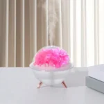 Preserved Flower Ultrasonic Air Humidifier - 260ml Portable USB Essential Oil Diffuser - Image 9