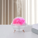 Preserved Flower Ultrasonic Air Humidifier - 260ml Portable USB Essential Oil Diffuser - Image 2