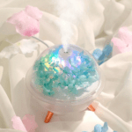 Preserved Flower Ultrasonic Air Humidifier - 260ml Portable USB Essential Oil Diffuser - Image 5