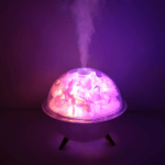 Preserved Flower Ultrasonic Air Humidifier - 260ml Portable USB Essential Oil Diffuser - Image 4