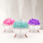 Preserved Flower Ultrasonic Air Humidifier - 260ml Portable USB Essential Oil Diffuser