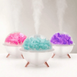 Preserved Flower Ultrasonic Air Humidifier - 260ml Portable USB Essential Oil Diffuser