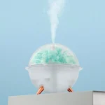 Preserved Flower Ultrasonic Air Humidifier - 260ml Portable USB Essential Oil Diffuser - Image 10