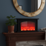 House Shaped LED Fireplace Lantern_Realistic Moving Flame Effect Tabletop Lamp for Home Decor, Cozy Night Light & Indoor Ambiance - Image 4