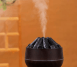 Wood Essential Oil Diffuser, Charcoal Fire Air Humidifier, Aroma Diffuser with Night Light - Image 7