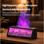 3D Realistic Charcoal Fireplace Air Humidifier & Aroma Diffuser - Image 12