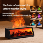 3D Realistic Charcoal Fireplace Air Humidifier & Aroma Diffuser - Image 11