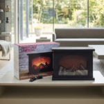 House Shaped LED Fireplace Lantern_Realistic Moving Flame Effect Tabletop Lamp for Home Decor, Cozy Night Light & Indoor Ambiance - Image 12