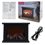 House Shaped LED Fireplace Lantern_Realistic Moving Flame Effect Tabletop Lamp for Home Decor, Cozy Night Light & Indoor Ambiance - Image 11