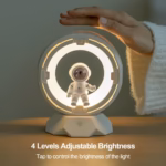 Astronaut Galaxy Night Light - Creative Spaceman LED Table Lamp with Touch Sensor & Hand Gesture Brightness Control - 3 Light Modes for Bedroom, Kids Room & Special Gift - Image 4