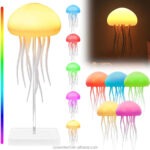 Jellyfish Lamp_LED RGB Gradient Rechargeable Jellyfish Lamp - Image 9