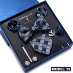 Men's Luxury Tie & Bowtie Gift Set 8 in 1 - Image 4