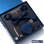 Men's Luxury Tie & Bowtie Gift Set 8 in 1 - Image 2