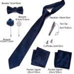 Men's Luxury Tie & Bowtie Gift Set 8 in 1 - Image 7