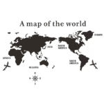 3D Acrylic World Map big Size Acrylic Decorative 3D Wall Sticker For wall Decor - Image 7
