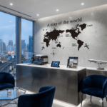 3D Acrylic World Map big Size Acrylic Decorative 3D Wall Sticker For wall Decor - Image 2