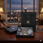 Premium 6-in-1 Men's Formal Accessory Tie Gift Set