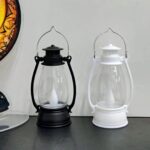 Mini Vintage LED Decorative Lantern with Realistic Flickering Flame 2 Pices Combo Pack - Image 7