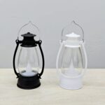 Mini Vintage LED Decorative Lantern with Realistic Flickering Flame 2 Pices Combo Pack - Image 5
