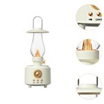 Rechargeable Retro Lantern Bluetooth Speaker with Warm LED Light | FM Radio | USB TF Card AUX | Waterproof Portable Sound System - Image 5