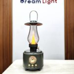 Rechargeable Retro Lantern Bluetooth Speaker with Warm LED Light | FM Radio | USB TF Card AUX | Waterproof Portable Sound System - Image 11