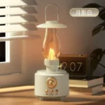 Rechargeable Retro Lantern Bluetooth Speaker with Warm LED Light | FM Radio | USB TF Card AUX | Waterproof Portable Sound System - Image 3