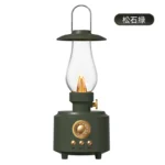 Rechargeable Retro Lantern Bluetooth Speaker with Warm LED Light | FM Radio | USB TF Card AUX | Waterproof Portable Sound System - Image 4