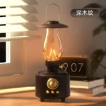 Rechargeable Retro Lantern Bluetooth Speaker with Warm LED Light | FM Radio | USB TF Card AUX | Waterproof Portable Sound System - Image 2