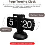 Modern Vintage Luxury Flip Digital Clock - Image 5