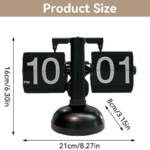 Modern Vintage Luxury Flip Digital Clock - Image 6